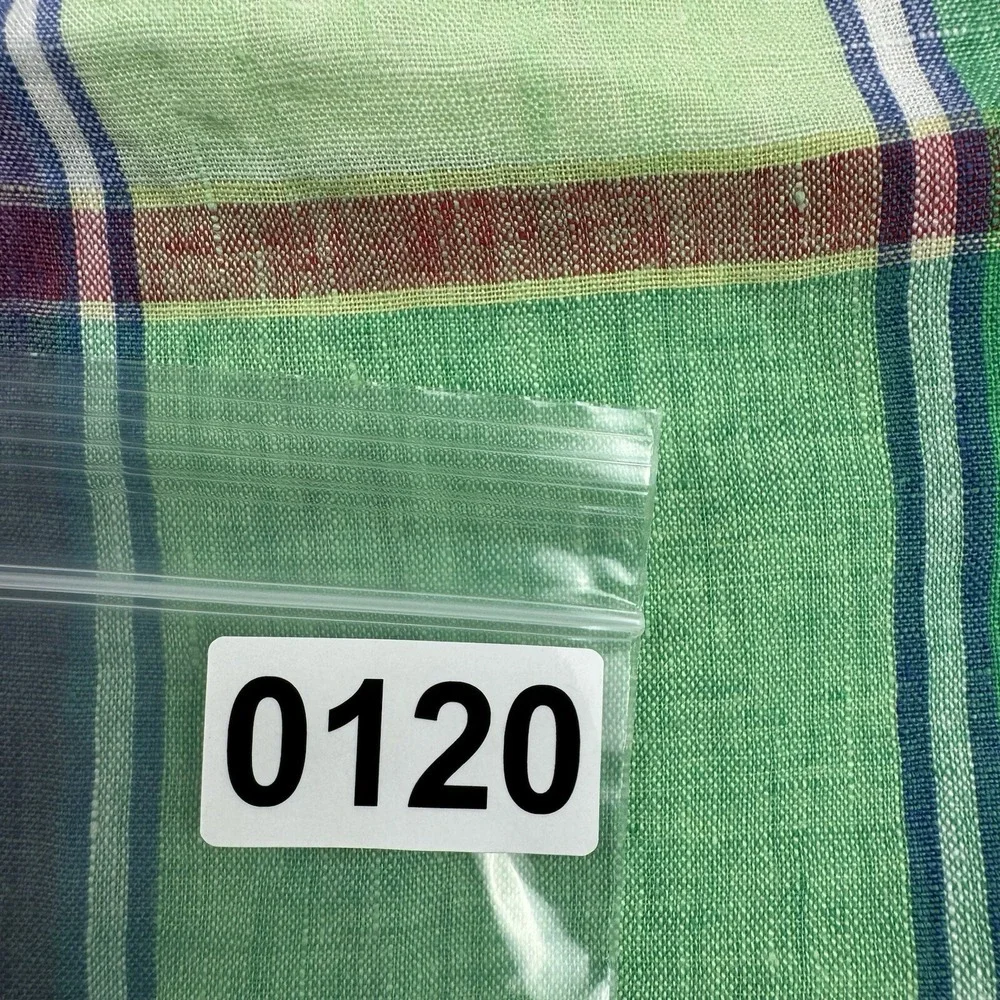 Polo Ralph Lauren Pure Linen Green‎ Orange Checked Short Size 36 Mint